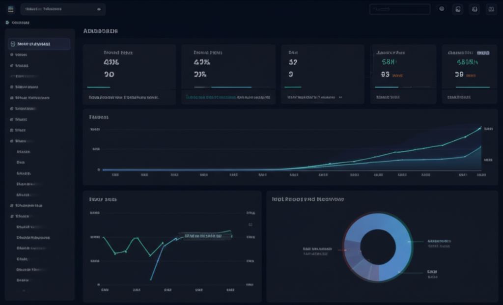 StreamLine dashboard with analytics and workflows